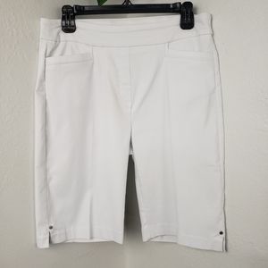 Patchington High Rise Bermuda White NWT sz 10